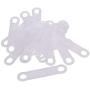 BCP 50 Pcs Clear Non-Slip Rubber Clothes Hanger Grips Clothing Hanger Strips BCP 50 Pcs Clear Non-Slip Rubber Clothes Hanger Grips Clothing Hanger Strips