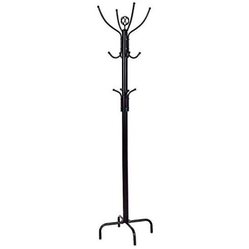 Tangkula 78" Coat Rack, Metal Frame Coat Tree,Free Standing Entryway Hat Coat Jacket Umbrella Holder,Clothes Hanger with Base Coat Stand