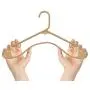 Sharpty Beige Plastic Hangers, Plastic Clothes Hangers, Clothing Hangers, Durable and Slim Hangers (60 Pack)