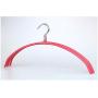 DNJKSA PVC Coated Cloth Hangers/Metal Semicircle Hanger (10 Pieces/Lot)(Random Color)