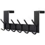 Dseap Over The Door Hook Hanger, Over The Door Towel Rack, for Coat Clothes Hat Towel Bathroom, Black Dseap Over The Door Hook Hanger, Over The Door Towel Rack, for Coat Clothes Hat Towel Bathroom, Black