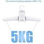 Jeffergarden Travel Portable Foldable Electric Mini Clothes Drying Hanger Dryer Rack Machine for Shoes Hats Household with US Plug 110-240V
