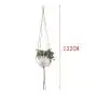 Flosky 4pcs Braided Macrame Plant Hanger Hanging Basket Flowerpot Holder Garden Decor Flosky 4pcs Braided Macrame Plant Hanger Hanging Basket Flowerpot Holder Garden Decor
