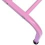 JURMERRY Clothes Rack Metal Garment Racks Pipe Hanging Heavy Duty with Top Rod and Lower Storage Shelf 1-Tier Shelves,(Pink)