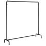 Zxcvlina Entryway Coat Hanger Clothes Rails Metal Heavy Duty Carment Hanging Rack Coat Display Stand for Living Room (Color : Black, Size : 120x40x130cm)