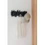 Umbra Sticks Multi Rack ? Modern, Unique, Space-Saving Hanger with 5 Flip-Down Hooks for Hanging Coats, Scarfs, Purses and More, Black