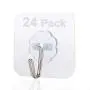 Wuhostam 24 Pack Transparent 15KG per Sticky Hook Heavy Duty Load Nail Free No Scratch Seamless Sticky Wall Hooks Waterproof and Oilproof for Kitchen Wall Door Bathroom and Ceiling Hanger Wuhostam 24 Pack Transparent 15KG per Sticky Hook Heavy Duty Load Nail Free No Scratch Seamless Sticky Wall Hooks Waterproof and Oilproof for Kitchen Wall Door Bathroom and Ceiling Hanger