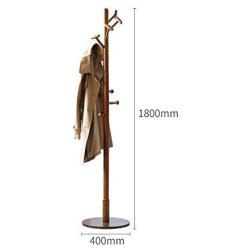 LLDDP Coat Hooks 180CM Wooden Coat Rack Free Standing 10 Hooks Clothes Stand Tree Stylish Wooden Hat Coat Rail Stand Rack Clothes Jacket Storage Hanger Organiser Hall Tree Free Standing Garment Racks