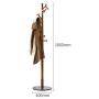 LLDDP Coat Hooks 180CM Wooden Coat Rack Free Standing 10 Hooks Clothes Stand Tree Stylish Wooden Hat Coat Rail Stand Rack Clothes Jacket Storage Hanger Organiser Hall Tree Free Standing Garment Racks