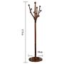 QL QianLiJiaJi- Hanger Floor Solid Wood Coat Rack Creative Modern Floor Bedroom Hanger Clothes Rack Large Simple (45 45 177cm) Modern Coat Rack