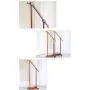 Angels home Coat Stand Clothes Stand Hat Coat Rack Floor Hanger Hall Clothes Tree Floor Organiser Hanger Hooks Shelf Hat Storage Rack Wooden (Color : Brown)