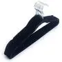 Binlin Plastic Hangers,Standard Everyday Black Plastic Hangers, Long Lasting Tubular Clothes Hangers, Value Pack of 10 Clothing Hangers. (10 Pack)