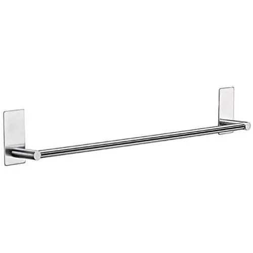 ULIFESTAR Bathroom Towel Bar Towel Holder, Strong 3M Self Adhesive Hand Towel Holder,Wall Mounted Stainless Steel Towel Rack for Bathroom,Kitchen Dish Cloths Hanger,Brushed Nickel (22)