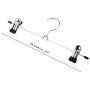 10pcs Stainless Steel Trousers Rack Clip Metal Anti-Slip Clothespin Wardrobe Pants Clamp Clothes Hanger for Balcony Decoration