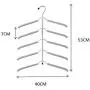 2pcs Multi-Layer Clothes Hanger Hook Trousers Pants Storage Rack Drying Wardrobe Organizer Hanger Anti-Slip Home Storager 2pcs Multi-Layer Clothes Hanger Hook Trousers Pants Storage Rack Drying Wardrobe Organizer Hanger Anti-Slip Home Storager