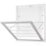 Whitmor Wall Mounted Drying Rack, White Whitmor Wall Mounted Drying Rack, White