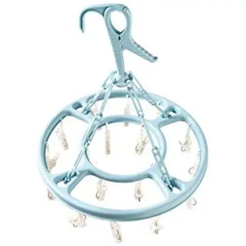 Plastic Multifunctional Hanger 18 Clip Drying Rack Drying Rack Socks Clip Hanger Socks Clip Clothes Clip 10Pack