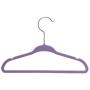 BriaUSA Kids Baby Clothes Hangers Purple Steel Hooks ?Ultra Slim, Sturdy Saves You Extra Space ? Boxes of 20