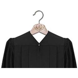 3D Laser Engraved Superior Court Judge Garment Wood Robe Clothes Hanger (Superior Court Judge)