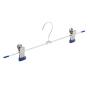 Joykith Clothes Hangers, 10PCS Metal Clips Coat/Skirt/Dress/Blouse/Pant, Non-Slip Adjustable Stainless Steel Telescopic Childrens Hanger, Pants Rack Sock Clip, Multifunctional Hanger