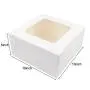 Moretoes 24pcs 10x10x5 Inches White Bakery Boxes with Window for Pastries, Cookies, Pie, Cupcakes Moretoes 24pcs 10x10x5 Inches White Bakery Boxes with Window for Pastries, Cookies, Pie, Cupcakes