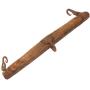 Antique Wood & Hand Forged Wrought Iron Butcher Gambrel Deer Hanger Cattle Hook