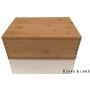 Blake & Lake Wood Stash Boxes with Rolling Tray - Wood Stash Boxes w/Storage - Rolling Tray Stash Boxes - Premium Quality Dovetail Design Discrete Wooden Stash Boxes (Natural)