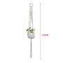 Flosky 3pcs/Set Macrame Plant Hanger Hanging Basket Flowerpot Holder Lifting Rope Home