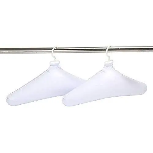 Deluxe Comfort Inflatable Travel Clothes Hanger White Deluxe Comfort Inflatable Travel Clothes Hanger White