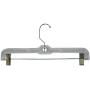 12" Skirt Pant Clothes Hanger Retail Display Store Fixture Clear Lot of 100 New