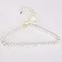 Baoblaze 12Pcs Hanger Hanging For Kids Clothes Children Space Save Plastic Pearl Baby ( White )