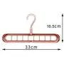 lRICE-home Multi-Function 9-Hole Sliding Clothes Hanger Sorting Drying Rack Hook Organizer - Random Color lRICE-home Multi-Function 9-Hole Sliding Clothes Hanger Sorting Drying Rack Hook Organizer - Random Color