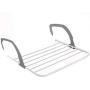 2pcs Clothes Hanger Window Balcony Window Sill Drying Rack Folding Hanging Clothes Rack Balcony Drying Shoe Clothes Rack