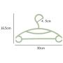KYCPTNFJ 10 Pcs/Set Plastic Durable Hangers for Clothes Home Non-Slip Windproof Seamless Dry Wet Clothes Hangers