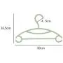 KYCPTNFJ 10 Pcs/Set Plastic Durable Hangers for Clothes Home Non-Slip Windproof Seamless Dry Wet Clothes Hangers