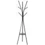 Homebi Coat Rack Hat Stand Free Standing Display Hall Tree Metal Hat Hanger Garment Storage Holder with 9 Hooks for Clothes Hats and Scarves in Black,17.72" Wx17.72 Dx70.87 H Homebi Coat Rack Hat Stand Free Standing Display Hall Tree Metal Hat Hanger Garment Storage Holder with 9 Hooks for Clothes Hats and Scarves in Black,17.72" Wx17.72 Dx70.87 H