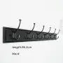 LAXF-Wall Coat Racks with Hooks/Hangers Coat Rack Bamboo Clothes Hook Dorm Room Bedroom on The Wall Wall-Mounted Hook Hanger Multifunction Straight Edge Black (Size : 96.3cm) LAXF-Wall Coat Racks with Hooks/Hangers Coat Rack Bamboo Clothes Hook Dorm Room Bedroom on The Wall Wall-Mounted Hook Hanger Multifunction Straight Edge Black (Size : 96.3cm)
