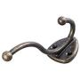 She-love Metal Handle Hook Hanger Clothes Hat Coat Robe Hanging Single Hook Wall Door (2 Pcs)