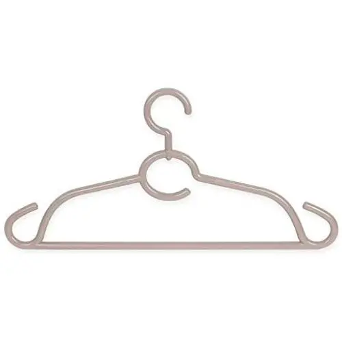 SAASNY Plastic Hangers,5 Grey 46cm Plastic All Purpose Clothes Garment Coat Hangers Space Saving with Non-Slip Trouser Bar and Tie Rack Ideal for Home and Shops - Space Saving Solution SAASNY Plastic Hangers,5 Grey 46cm Plastic All Purpose Clothes Garment Coat Hangers Space Saving with Non-Slip Trouser Bar and Tie Rack Ideal for Home and Shops - Space Saving Solution