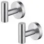 KES Bathroom Wall Towel Hooks No Drill Heavy Duty Robe Hook Holder SUS304 Stainless Steel Brushed 2 Pack, A2164DG-2-P2 KES Bathroom Wall Towel Hooks No Drill Heavy Duty Robe Hook Holder SUS304 Stainless Steel Brushed 2 Pack, A2164DG-2-P2
