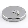 Master Magnetics 07254 Magnetic Hook with Decor Hook Chrome Plate, 2.63" Diameter, 0.750" Thick, Silver Master Magnetics 07254 Magnetic Hook with Decor Hook Chrome Plate, 2.63" Diameter, 0.750" Thick, Silver