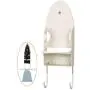 ZITTEE Iron Holder Wall Mount, Ironing Board Hooks for Hanging T-Leg Iron Board, Heat Resistant Iron Rest for Max 5.2 inch Width Iron (White) ZITTEE Iron Holder Wall Mount, Ironing Board Hooks for Hanging T-Leg Iron Board, Heat Resistant Iron Rest for Max 5.2 inch Width Iron (White)