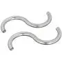 Umbra Halo Magnetic Holdbacks for Curtain Panels, Set of 2, Nickel Umbra Halo Magnetic Holdbacks for Curtain Panels, Set of 2, Nickel