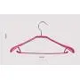 HGMMY Clothes Hanger,Coat Hangers Space-Saving Non-Slip Coating with Tie Rack for Shirts Scarves Shorts Pants,Grey