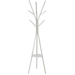 Zmsdt Coat Rack Metal Coat Rack Office Home Bedroom Hanger Clothes Scarf Hat Coat Rack (Color : Gray)