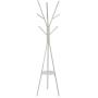 Zmsdt Coat Rack Metal Coat Rack Office Home Bedroom Hanger Clothes Scarf Hat Coat Rack (Color : Gray)