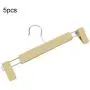 AUNMAS 5Pcs Pants Rack Trouser Hanger Clothes Rack with Clips for Household Use(1#) AUNMAS 5Pcs Pants Rack Trouser Hanger Clothes Rack with Clips for Household Use(1#)