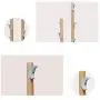 Y.H.Valuable Coat Racks Nordic Coat Stand Simple Floor Hanger Clothes Rack Wood Modern Clothes Tree Living Room Bedroom Household Office Hat Coat Rack Entryway Furniture