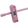 GloryMM 5 Pcs Skirt Hangers with Clips Plastic Non-Slip Clothes Hanger Portable Stackable Pants Rack Multifunctional Closet Organizing,Pink