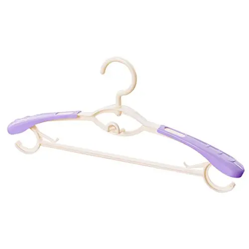 Ymout 5Pcs Clothing Hanger Space Saving Hangers Heavy Duty Wardrobe Non-Slip Clothes Rack (Purple,5Pcs) Ymout 5Pcs Clothing Hanger Space Saving Hangers Heavy Duty Wardrobe Non-Slip Clothes Rack (Purple,5Pcs)